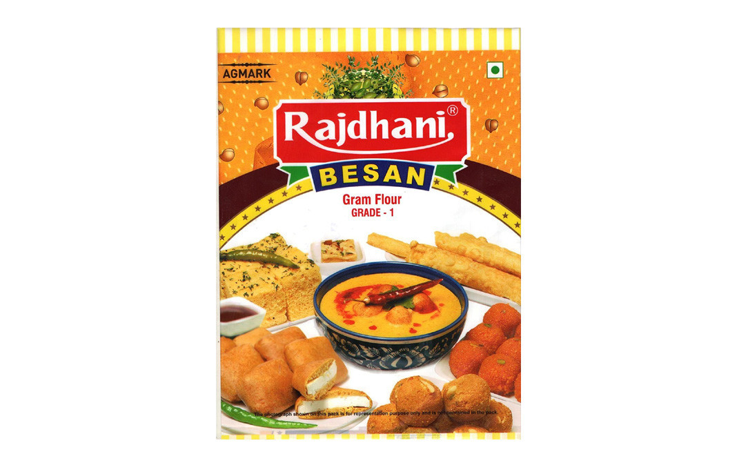 Rajdhani Besan Gram Flour, Grade-1   Box  1 kilogram